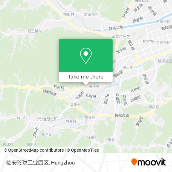 临安玲珑工业园区 map