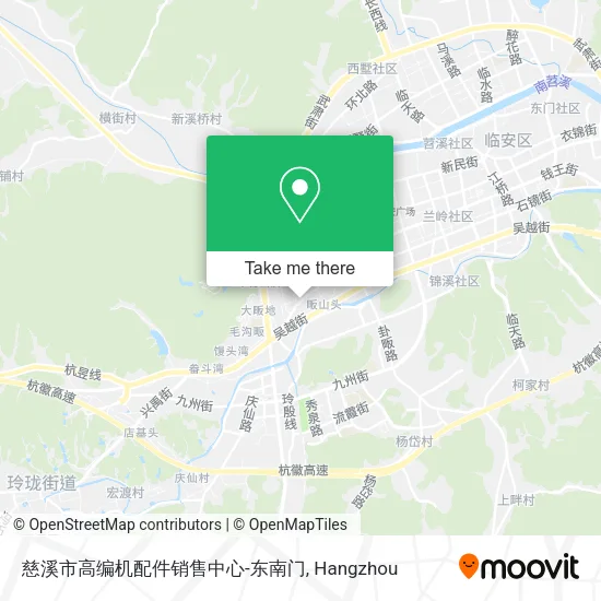 慈溪市高编机配件销售中心-东南门 map
