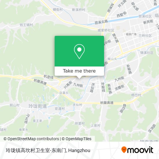 玲珑镇高坎村卫生室-东南门 map