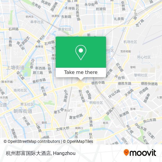 杭州郡富国际大酒店 map