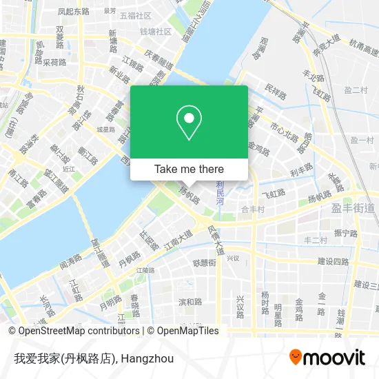 我爱我家(丹枫路店) map
