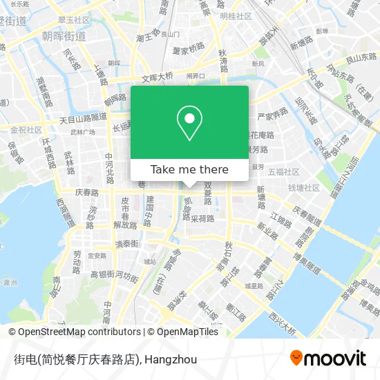 街电(简悦餐厅庆春路店) map