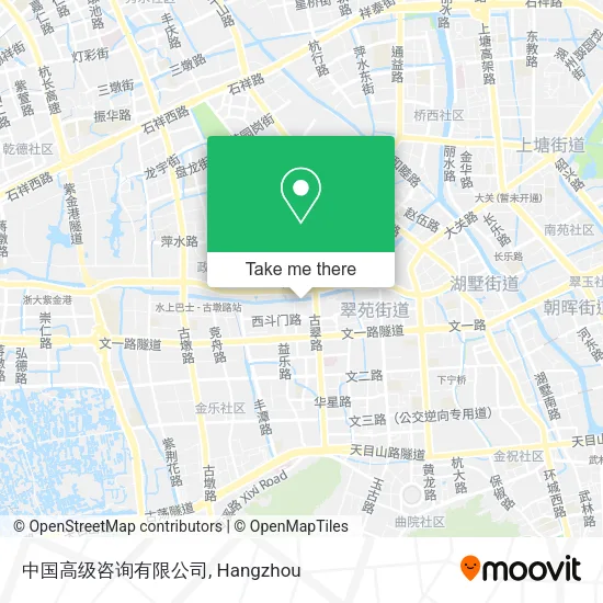 中国高级咨询有限公司 map