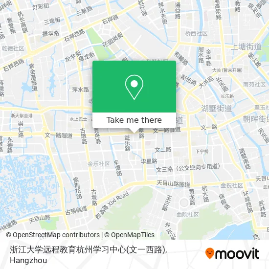 浙江大学远程教育杭州学习中心(文一西路) map