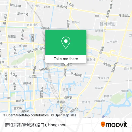 萧绍东路/新城路(路口) map