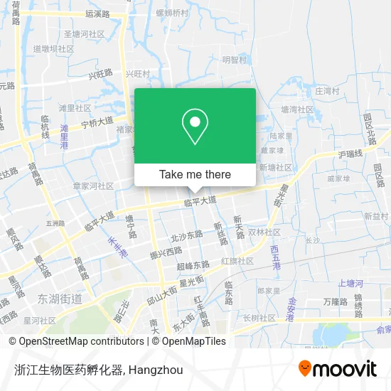 浙江生物医药孵化器 map