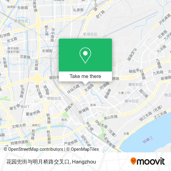 花园兜街与明月桥路交叉口 map
