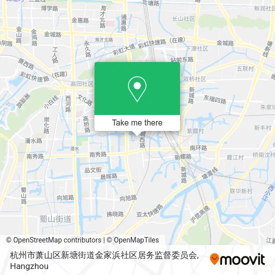 杭州市萧山区新塘街道金家浜社区居务监督委员会 map