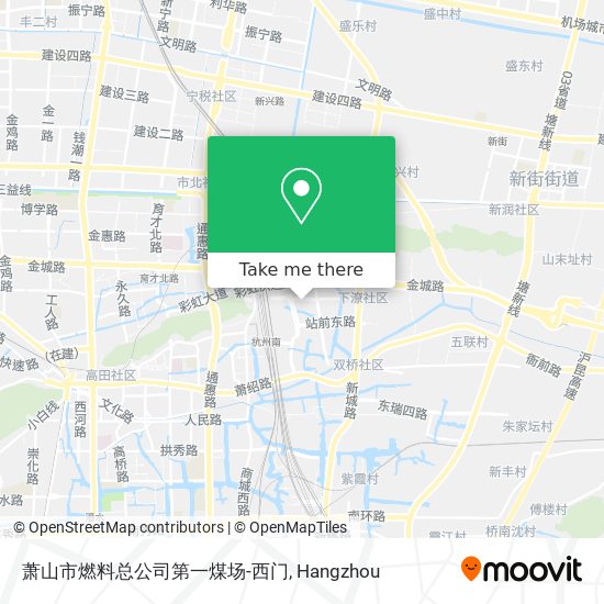 萧山市燃料总公司第一煤场-西门 map