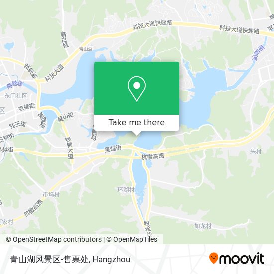 青山湖风景区-售票处 map