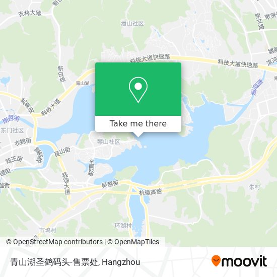 青山湖圣鹤码头-售票处 map