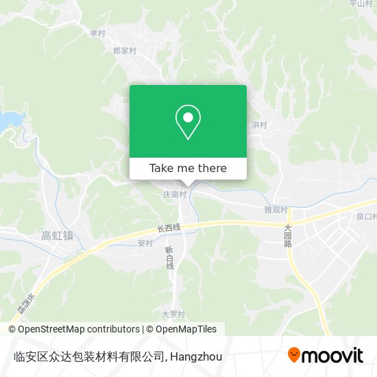 临安区众达包装材料有限公司 map