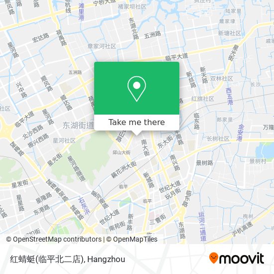 红蜻蜓(临平北二店) map