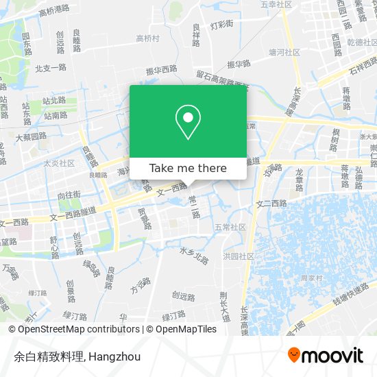 余白精致料理 map