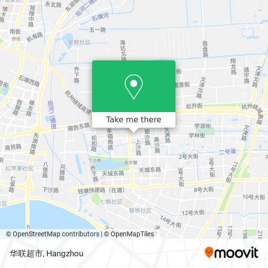 华联超市 map