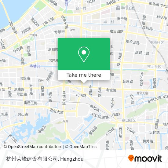 杭州荣峰建设有限公司 map