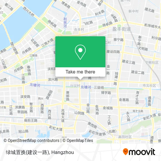 绿城置换(建设一路) map