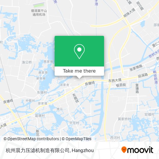 杭州晨力压滤机制造有限公司 map