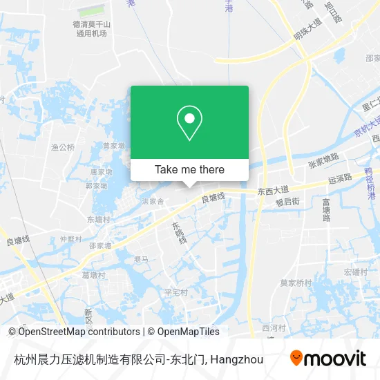杭州晨力压滤机制造有限公司-东北门 map