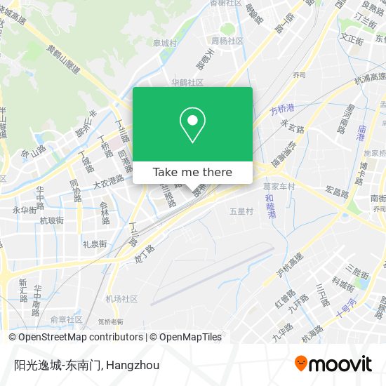 阳光逸城-东南门 map