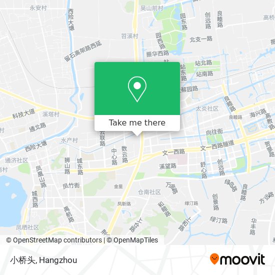 小桥头 map