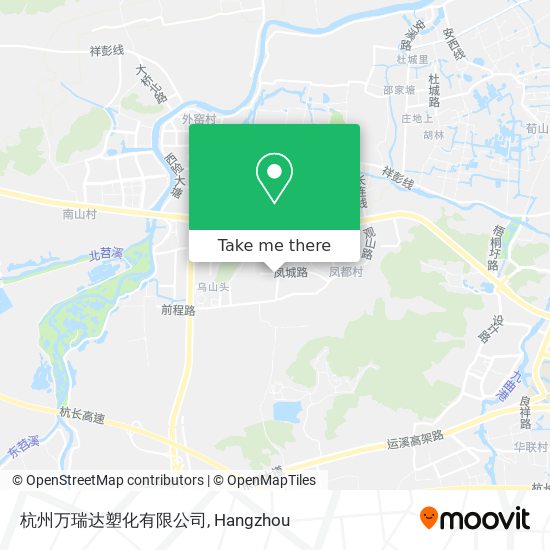 杭州万瑞达塑化有限公司 map