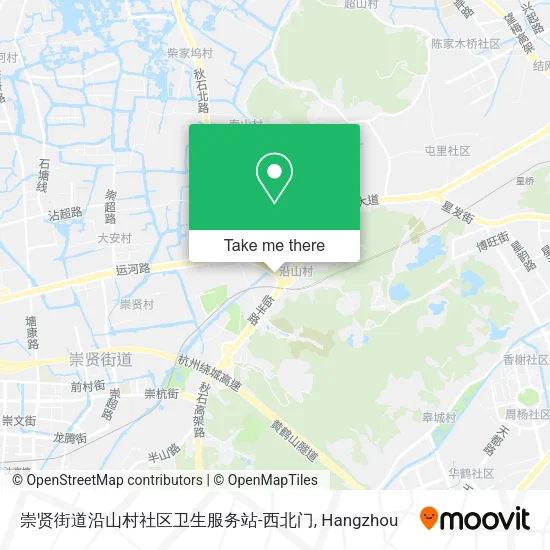 崇贤街道沿山村社区卫生服务站-西北门 map