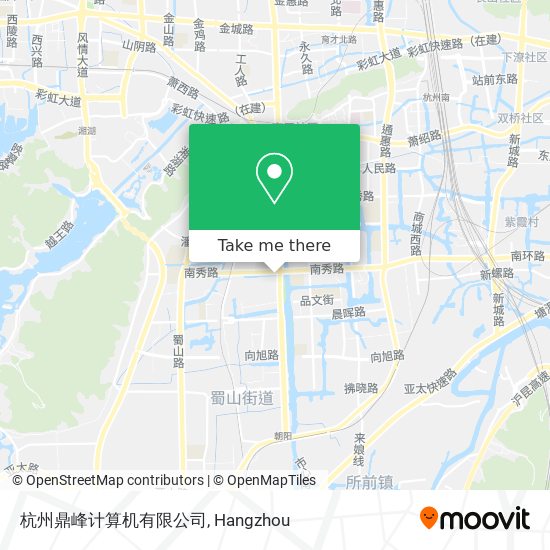 杭州鼎峰计算机有限公司 map