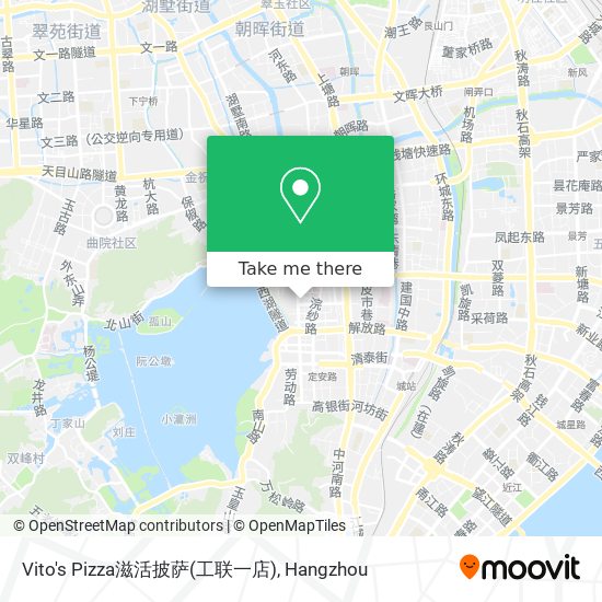 Vito's Pizza滋活披萨(工联一店) map