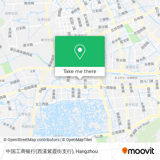 中国工商银行(西溪紫霞街支行) map
