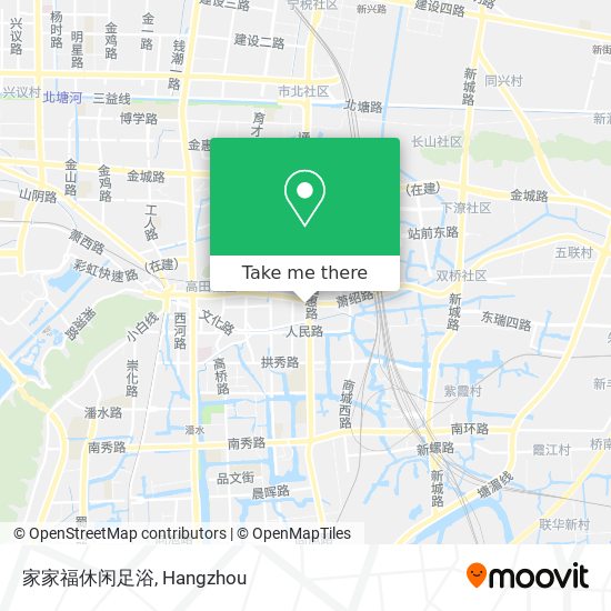 家家福休闲足浴 map