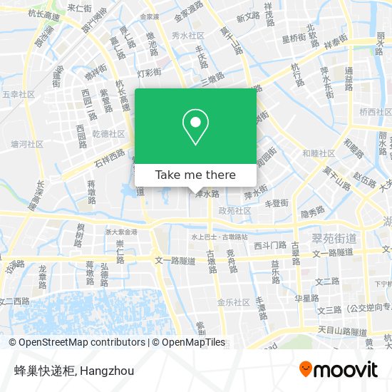 蜂巢快递柜 map