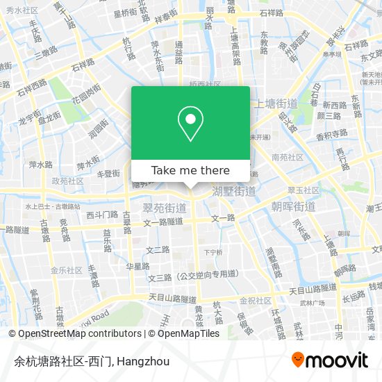 余杭塘路社区-西门 map
