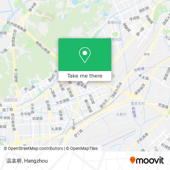 温衾桥 map