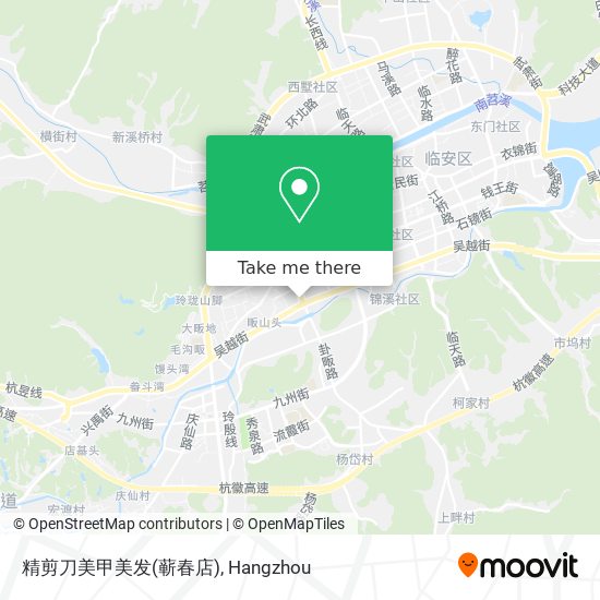 精剪刀美甲美发(蕲春店) map