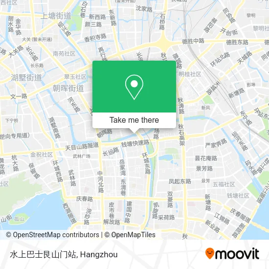 水上巴士艮山门站 map