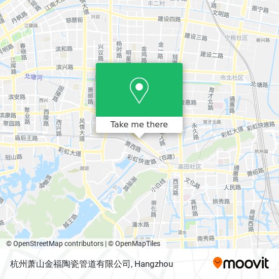 杭州萧山金福陶瓷管道有限公司 map