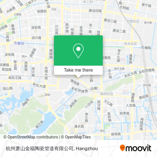 杭州萧山金福陶瓷管道有限公司 map