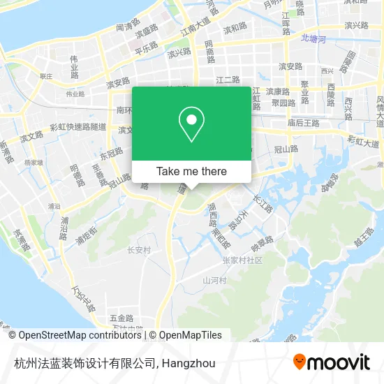 杭州法蓝装饰设计有限公司 map