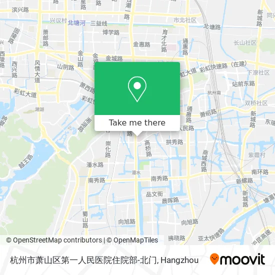 杭州市萧山区第一人民医院住院部-北门 map