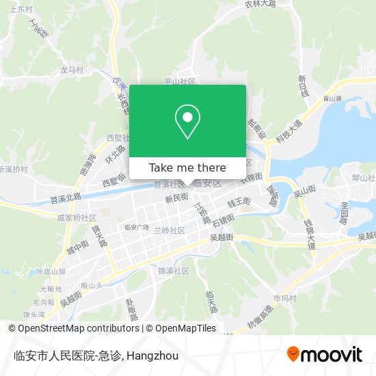 临安市人民医院-急诊 map