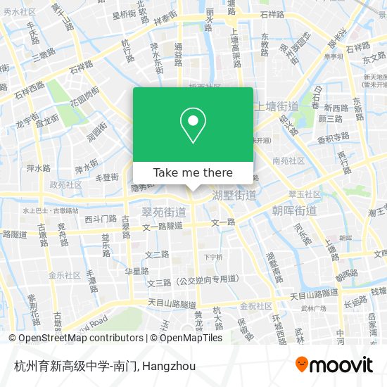 杭州育新高级中学-南门 map