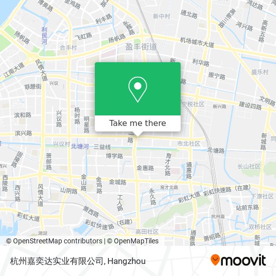 杭州嘉奕达实业有限公司 map