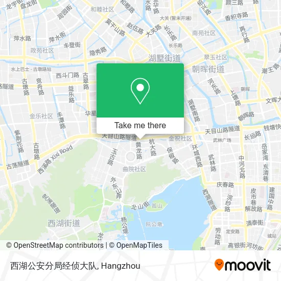 西湖公安分局经侦大队 map