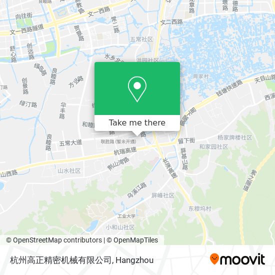 杭州高正精密机械有限公司 map