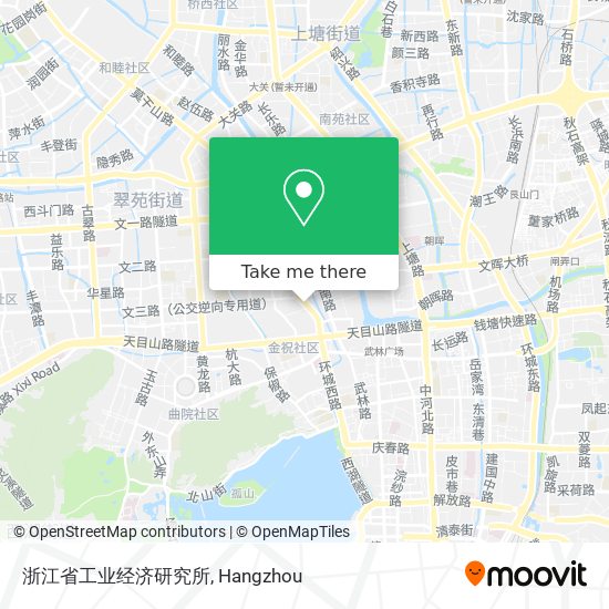 浙江省工业经济研究所 map