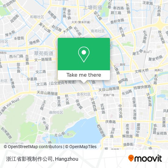 浙江省影视制作公司 map