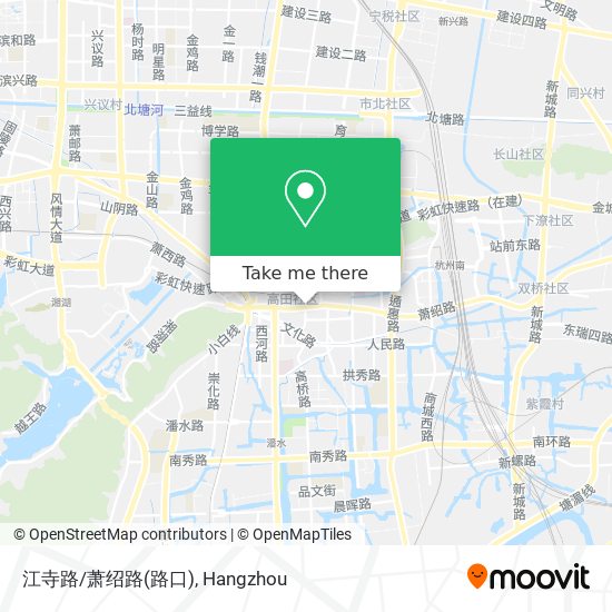 江寺路/萧绍路(路口) map