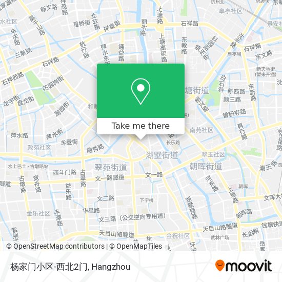 杨家门小区-西北2门 map