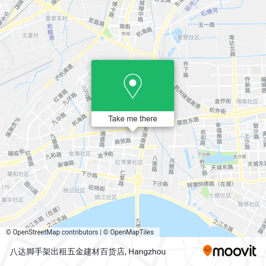 八达脚手架出租五金建材百货店 map